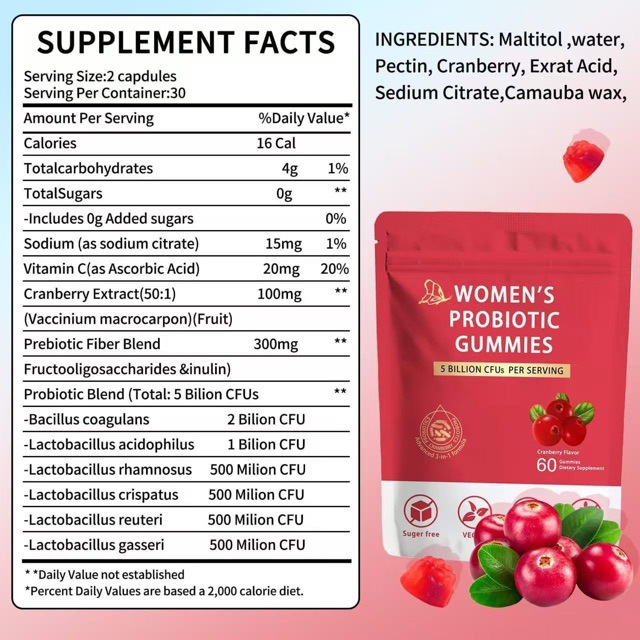 Women's Probiotics Gummy